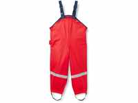 Playshoes Wind- und wasserdichte Regenhose Regenbekleidung Unisex Kinder,Rot,80