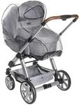 reer RainCover Classic Regenschutz | Universell einsetzbar f&uuml;r Kombi‑Kinderwagen