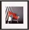 walther design Bilderrahmen schwarz 30 x 30 cm Aluminium mit Passepartout, Chair
