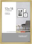 nielsen Aluminium Bilderrahmen Pixel, 13 x 18 cm, Gold | Aluminium Fotorahmen im