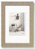 walther design Bilderrahmen beige 10 x 15 cm mit Passepartout, Home Holzrahmen HO520C