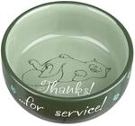 TRIXIE Napf Thanks for service, Keramik, 0,3 l/&oslash; 11 cm, diverse