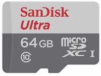 SanDisk Ultra 64GB Android microSDXC Speicherkarte + SD-Adapter bis zu 80...