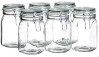 M&auml;ser 925340 Gothika, Einmachgl&auml;ser 1 l, 6er Set, made in Germany, Vorratsgl&auml;ser