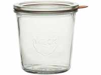 Weck Einkochglas 500 ml (Rundrand Sturzform Einweckgläser Dessertgläser, inkl.