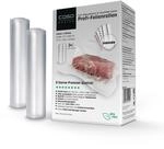 CASO 8 Sterne Profi- Folienrollen 20x600 cm / 2 Rollen, Vakuumierbeutel f&uuml;r alle