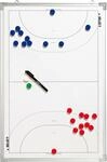 Select Taktiktafel Aluminium Handball, 90 x 60 cm, 7294000000, Wei&szlig;