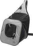 Trixie 28941 Fronttasche Savina, 30 &times; 33 &times; 26 cm, schwarz/grau