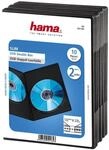 Hama DVD-Doppelh&uuml;lle Super Slim 10er-Pack, Ultra schmal | DVD-Doppelh&uuml;lle schwarz,