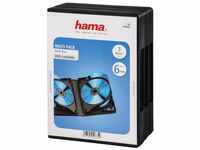 Hama DVD-Hüllen für 6 DVDs (Auch passend für CDs und Blu-rays, Mit Folie zum