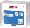 Hama CD-Leerhülle Slimline, Transparent, 10er-Pack