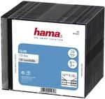 Hama CD-Leerh&uuml;lle, 20er-Pack, Slim, H&ouml;he 5,2mm | CD-Schutzh&uuml;lle schwarz