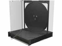 MediaRange CD-Leerhülle für 2 Discs, 10.4mm, schwarzes Tray