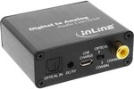 InLine 65002K Audio-Konverter Digital zu Analog, DA-Wandler, Toslink & Cinch...