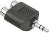 Hama Soundkarten-Adapter 3,5mm Stereo-Klinkenstecker/ 2 Cinch-Kupplungen