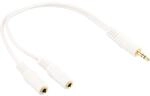 InLine 99300G Klinken Y-Kabel, 3,5mm Klinke Stecker an 2x 3,5mm Klinke Buchse,