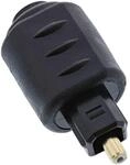 InLine OPTO Audio Kupplung, 3,5mm Buchse / Toslink Stecker