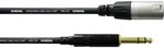 Cordial XLR male/Klinke 6,3mm stereo 0,6m CFM 0,6 MV