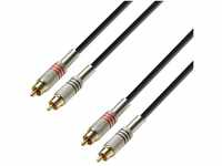 Adam Hall Cables 3 STAR TCC 0600 Twin-Kabel 2 x Cinch auf 2 x Cinch | 6 m