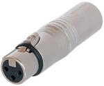 Neutrik Grau NA3FM XLR XLR-Adapter Cable &ndash; Adapter f&uuml;r Kabel (XLR, XLR, Male