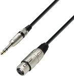 ah Cables BFV 0100 Mikrofonkabel XLR female auf 6,3 mm Klinke stereo 1 m, 1 Meter