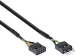InLine Audiokabel Verl&auml;ngerung intern, f&uuml;r HD audio und AC97, 40cm