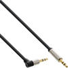 InLine 99220 Slim Audio Kabel Klinke 3,5mm ST/ST, gewinkelt, Stereo, 10m