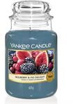 Yankee Candle Duftkerze im Glas (gro&szlig;) | Mulberry & Fig Delight | Kerze mit langer