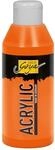 KREUL 84206 - Solo Goya Acrylic echtorange, 250 ml Flasche, cremige vielseitig