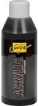 KREUL 84226 - Solo Goya Acrylic schwarz, 250 ml Flasche, cremige vielseitig