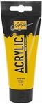 KREUL 84128 - Solo Goya Acrylic, 100 ml Tube in gold, cremige vielseitig einsetzbare