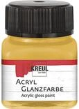 KREUL 79215 - Acryl Glanzfarbe, 20 ml Glas in gold, gl&auml;nzend-glatte Acrylfarbe...