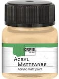KREUL 75252 - Acryl Mattfarbe, beige im 20 ml Glas, cremig deckende,