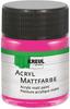 KREUL 75511 - Acryl Mattfarbe, pink im 50 ml Glas, cremig deckende,...