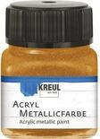 KREUL 77283 - Acryl Metallicfarbe, 20 ml Glas in goldbronze, glamour&ouml;se...