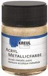 KREUL 77584 - Acryl Metallicfarbe, 50 ml Glas in champagner, glamour&ouml;se Acrylfarbe