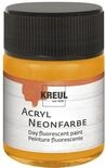 KREUL 77562 - Acryl Neonfarbe, 50 ml Glas in neonorange, fluoreszierende Acryl -