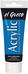 KREUL 28336 - El Greco Acrylic, 75 ml Tube in azurblau dunkel, hochpigmentierte,