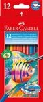Faber-Castell 114413 - Farbstift Kinder Aquarell 12er Kartonetui