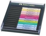 Faber-Castell - Tuschestifte Pitt Artist Pen Brush Pastell, 12 Stifte