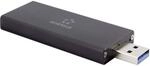 Renkforce RF-4521561 M.2 SSD-Geh&auml;use USB-A (USB 3.0) 5 GBit/s M.2 SATA 2230,...