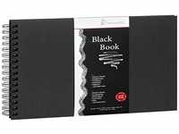 Hahnemühle Black Book, spiralisiert, 23,5 x 23,5cm, 250g/m², 30 Blatt