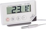 TFA Dostmann LT-102 Profi-Digitalthermometer, mit Kabelf&uuml;hler, wasserdicht IP65,L 87