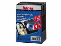 Hama Mini DVD Leerhülle 5er Pack, 8cm, schwarz