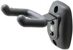 K&M 16590 Universal Ukulele-Wandhalter Schwarz &ndash; starre Gabel &ndash; doppelte
