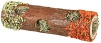 Trixie 60770 Natural Snack Tube Tunnel mit Heuf&uuml;llung f&uuml;r kleine Nagetiere und