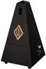 Wittner Metronom 816 Holzgehäuse mit Glocke Taktell Pyramidenform schwarz hochglanz