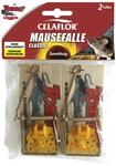 Celaflor Mausefalle Classic, Klassische Mausefallen zur M&auml;usebek&auml;mpfung, 2 St&uuml;ck