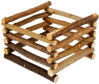 Trixie 60982 Natural Living Standheuraufe, Kaninchen, 15 &times; 11 &times; 15 cm, Braun