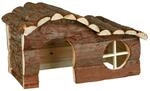 TRIXIE 62052 Haus Hanna, Meerschweinchen, Rindenholz/geflammt, 31 &times; 19 &times; 19 cm